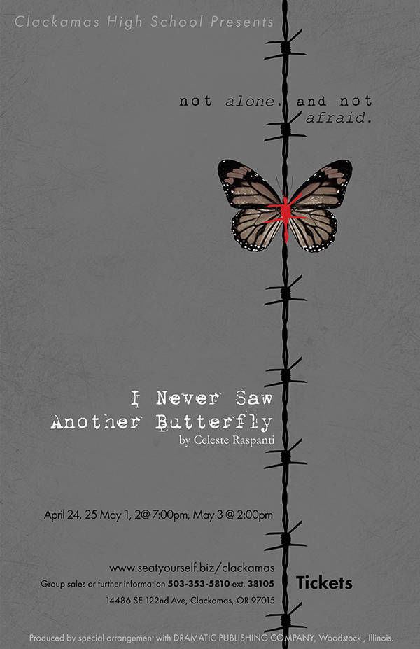 Poster concept and design for Clackamas high School theater department production.